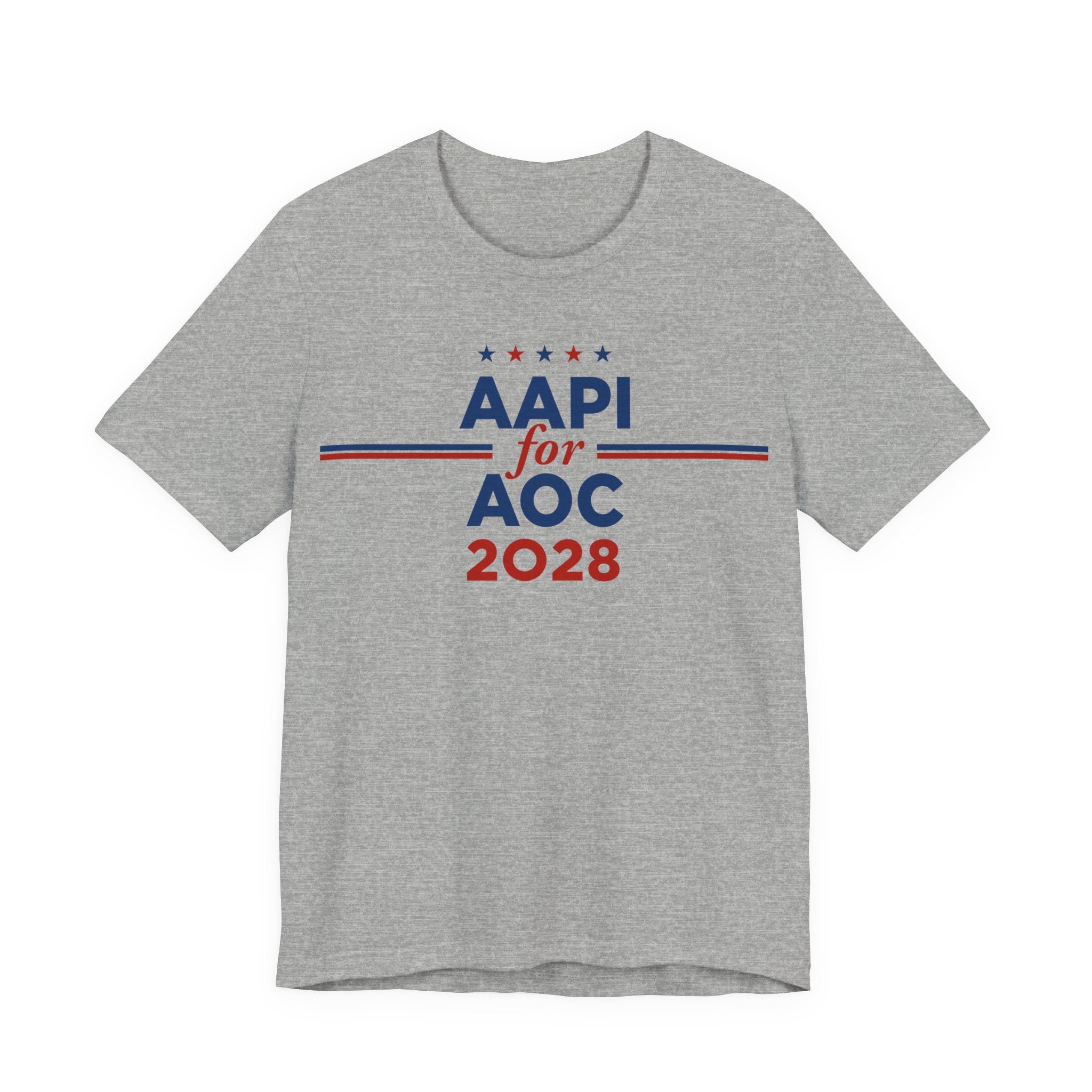 AAPI Asian American and Pacific Islander for AOC Campaign T-Shirt for President 2028