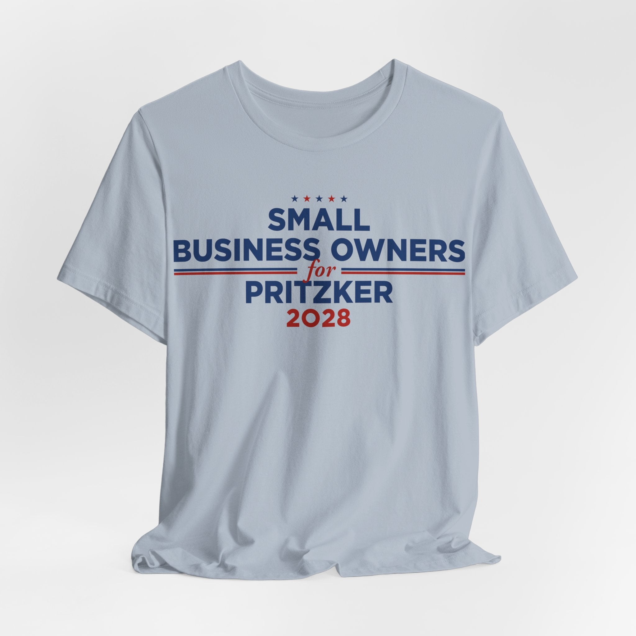 Small Business Owners for J.B. Pritzker for President Campaign T-Shirt 2028