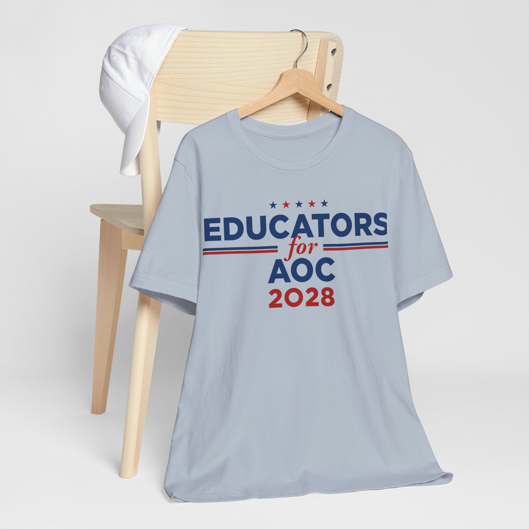 Educators for AOC for President Campaign T-Shirt 2028