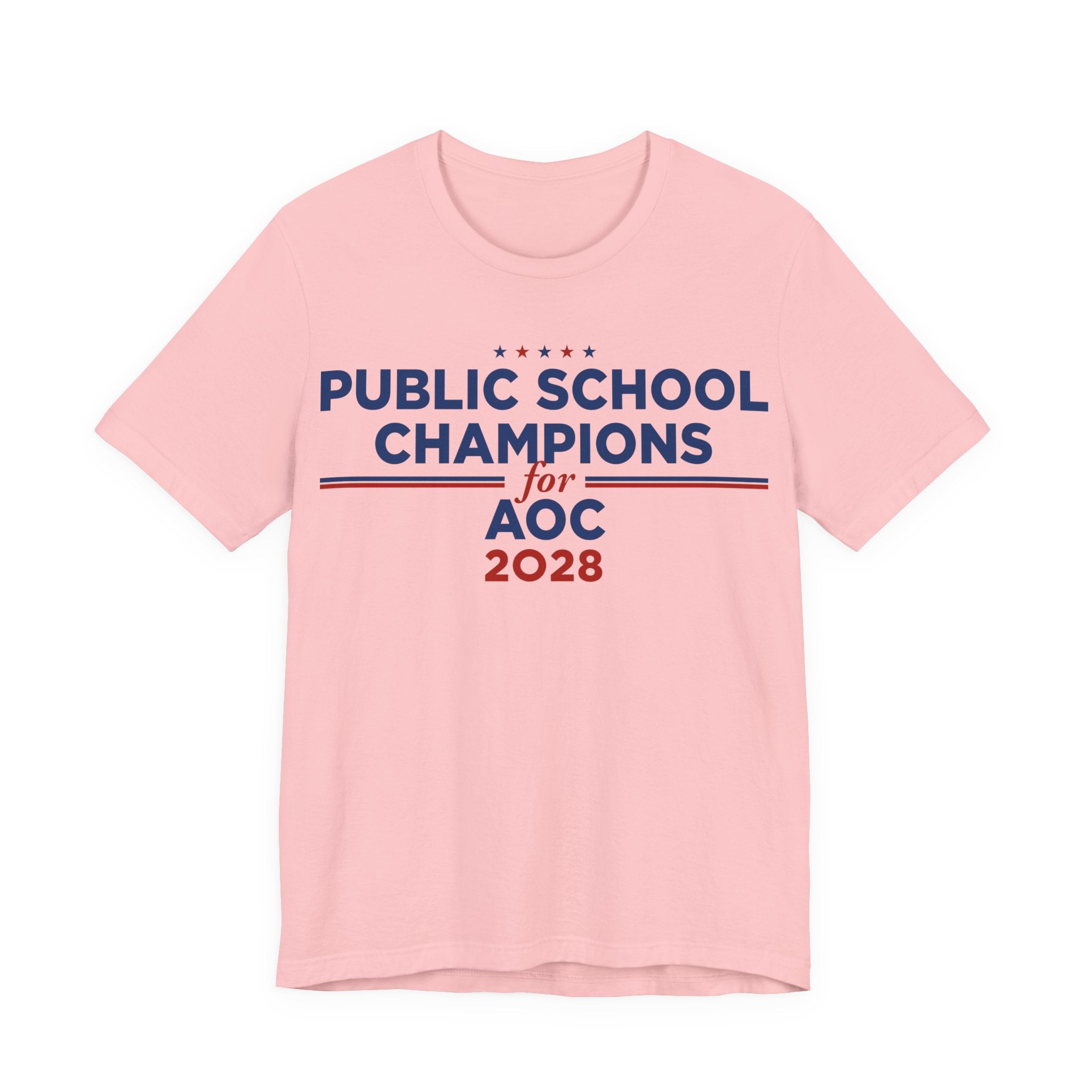 Public School Champions for AOC for President Campaign T-Shirt 2028