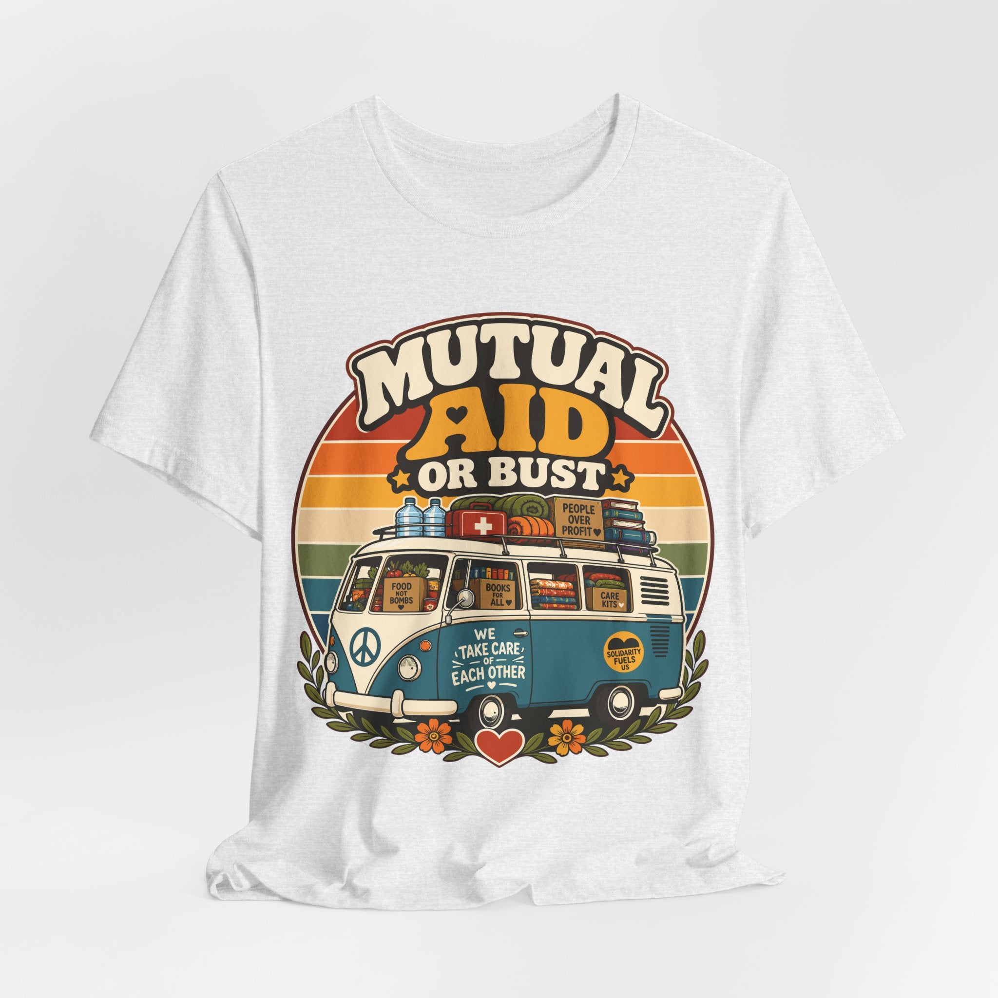 Community Care Caravan T-Shirt | Mutual Aid Progressive Graphic Tee