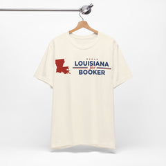 Louisiana for Cory Booker for President Campaign T-Shirt 2028
