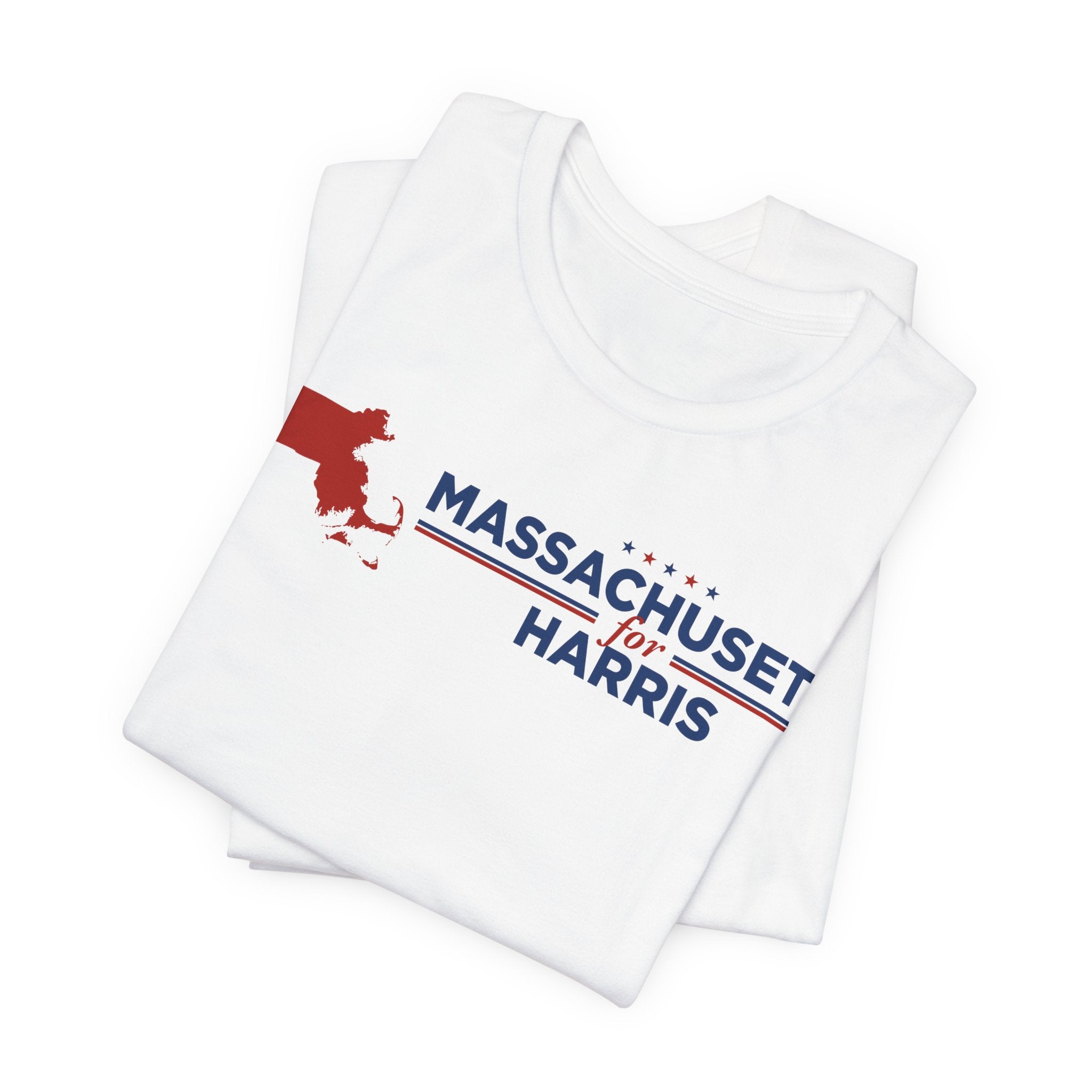 Massachusetts for Kamala Harris for President Campaign T-Shirt 2028