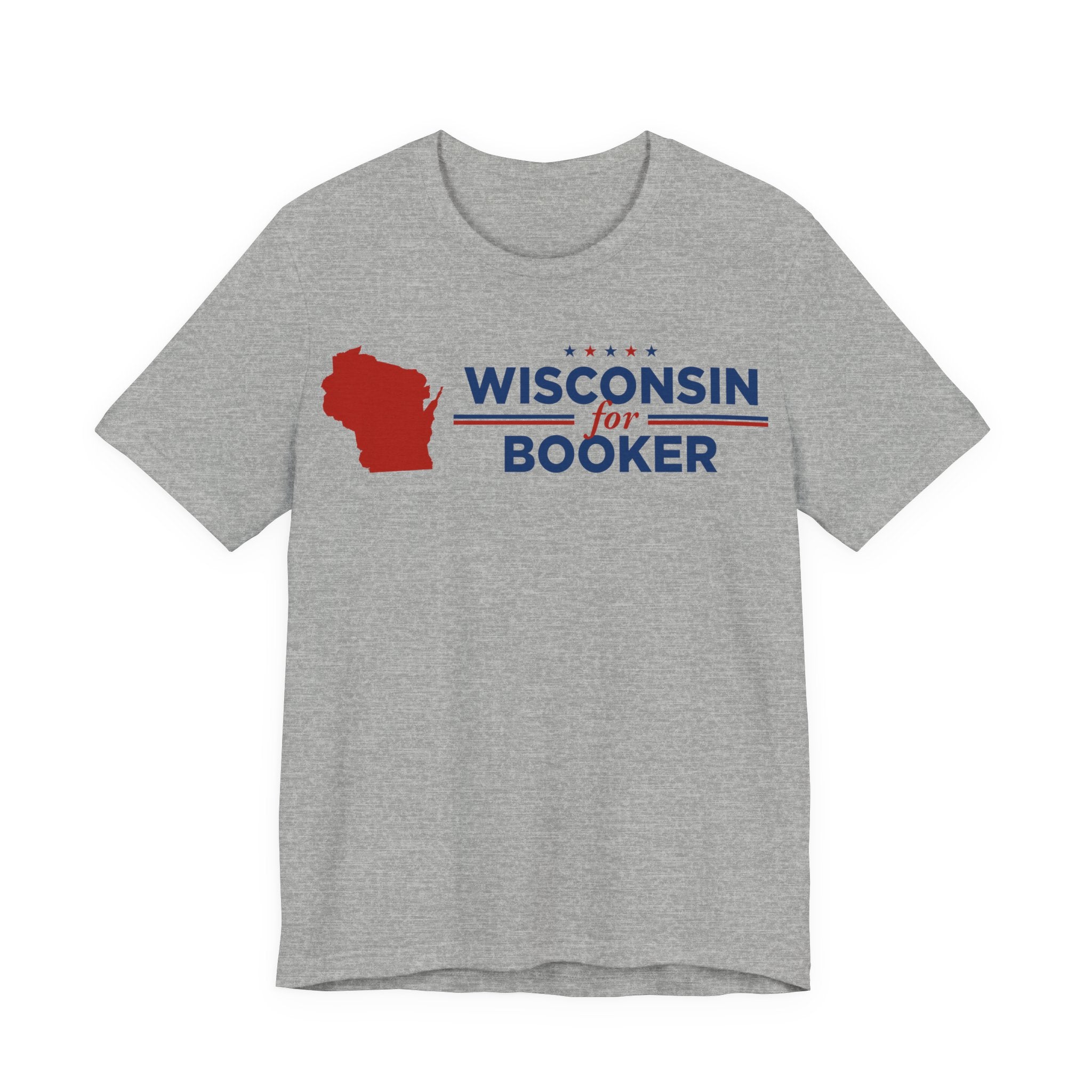 Wisconsin for Cory Booker for President Campaign T-Shirt 2028