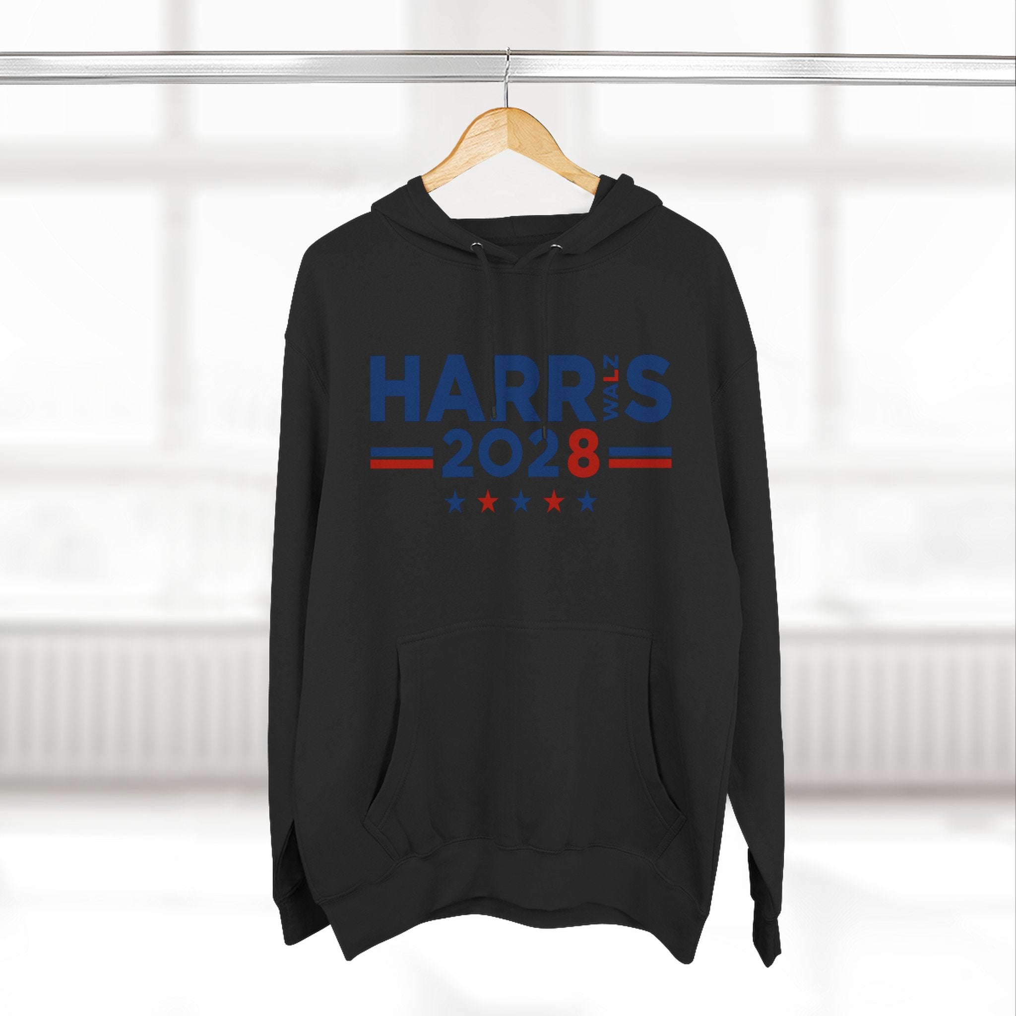 Premium Kamala Harris Tim Walz 2028 Pullover Hoodie