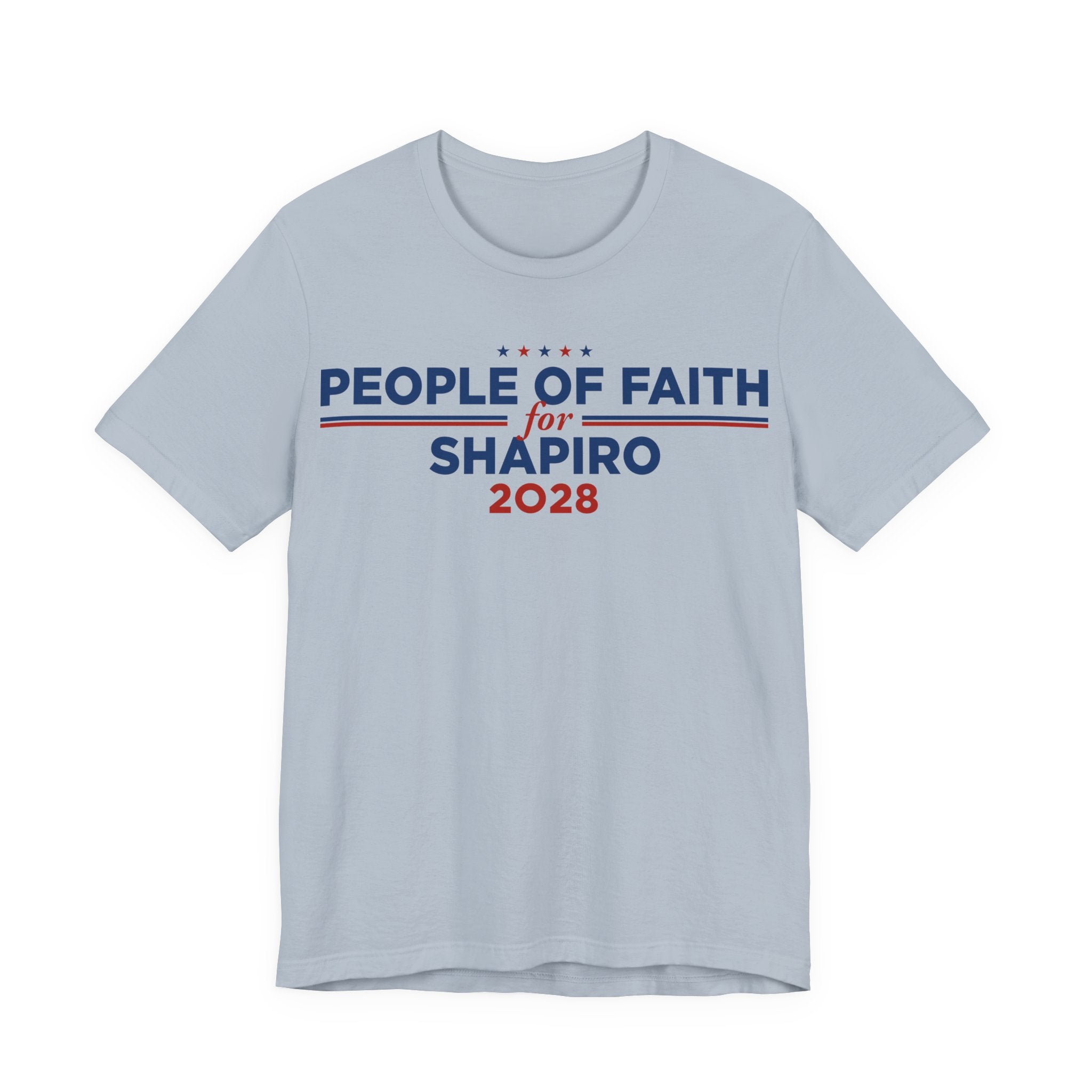 People of Faith for Josh Shapiro for President Campaign T-Shirt 2028