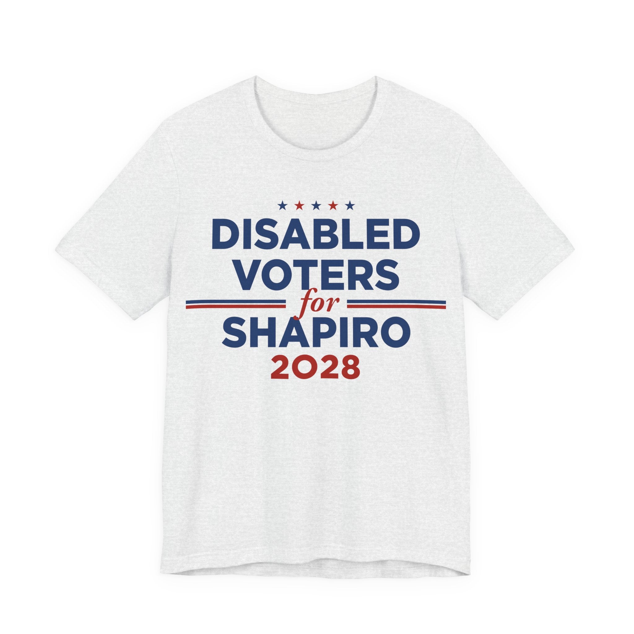Disabled Voters for Josh Shapiro for President Campaign T-Shirt 2028