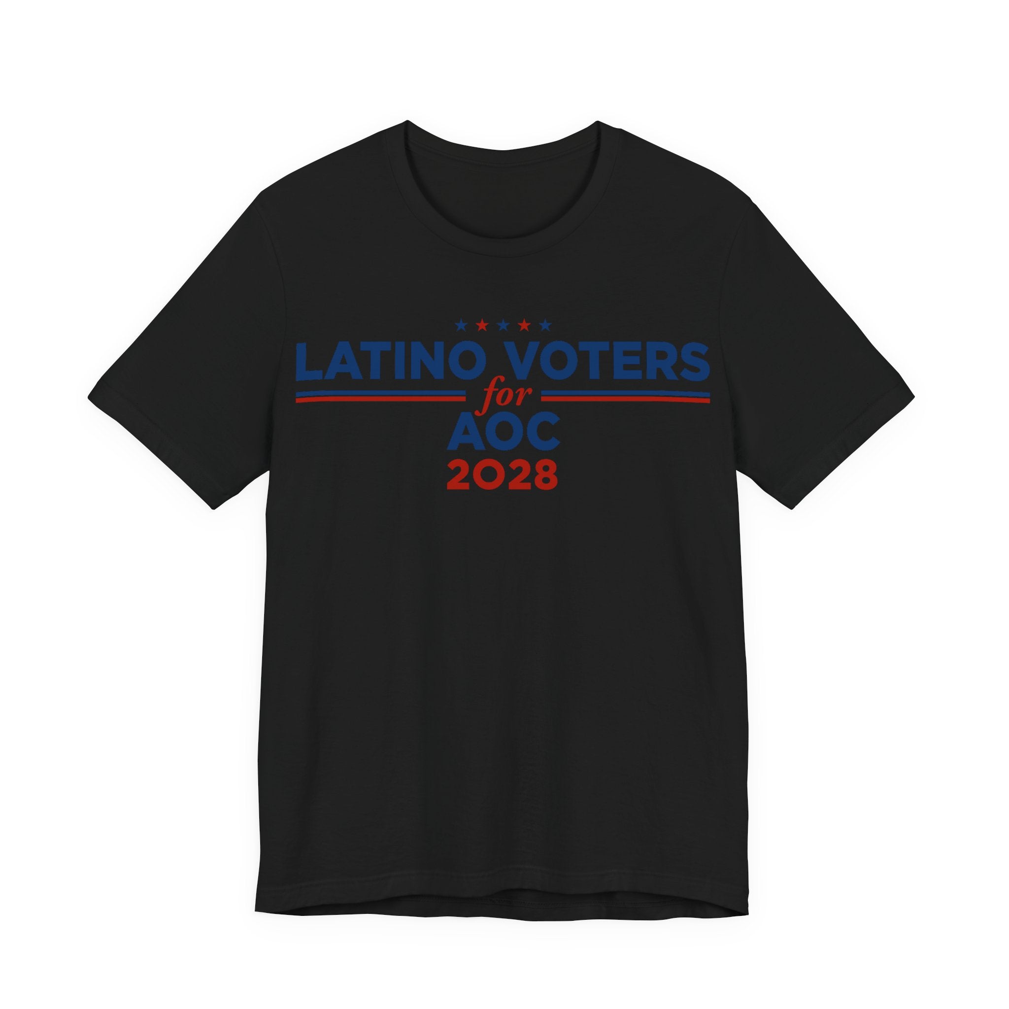 Latino Voters for AOC for President Campaign T-Shirt 2028
