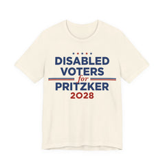 Disabled Voters for J.B. Pritzker for President Campaign T-Shirt 2028