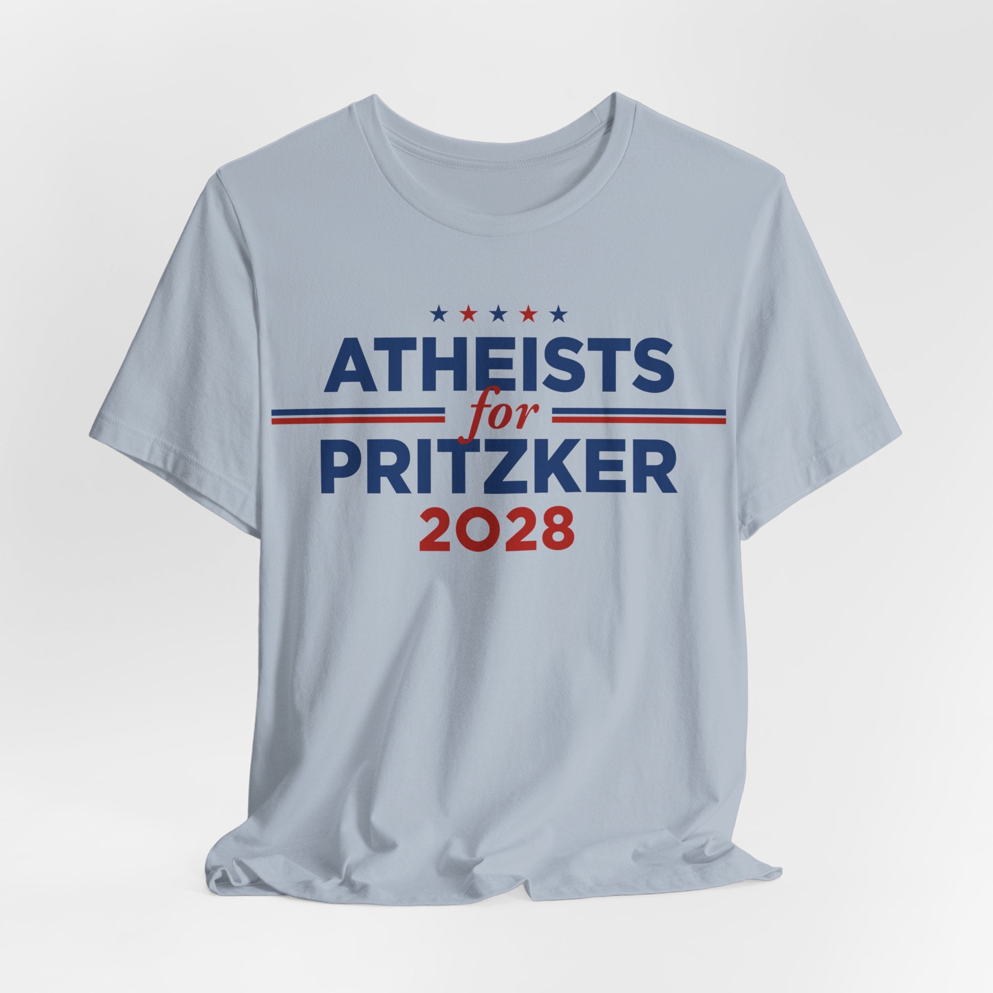 Atheists for J.B. Pritzker for President Campaign T-Shirt 2028