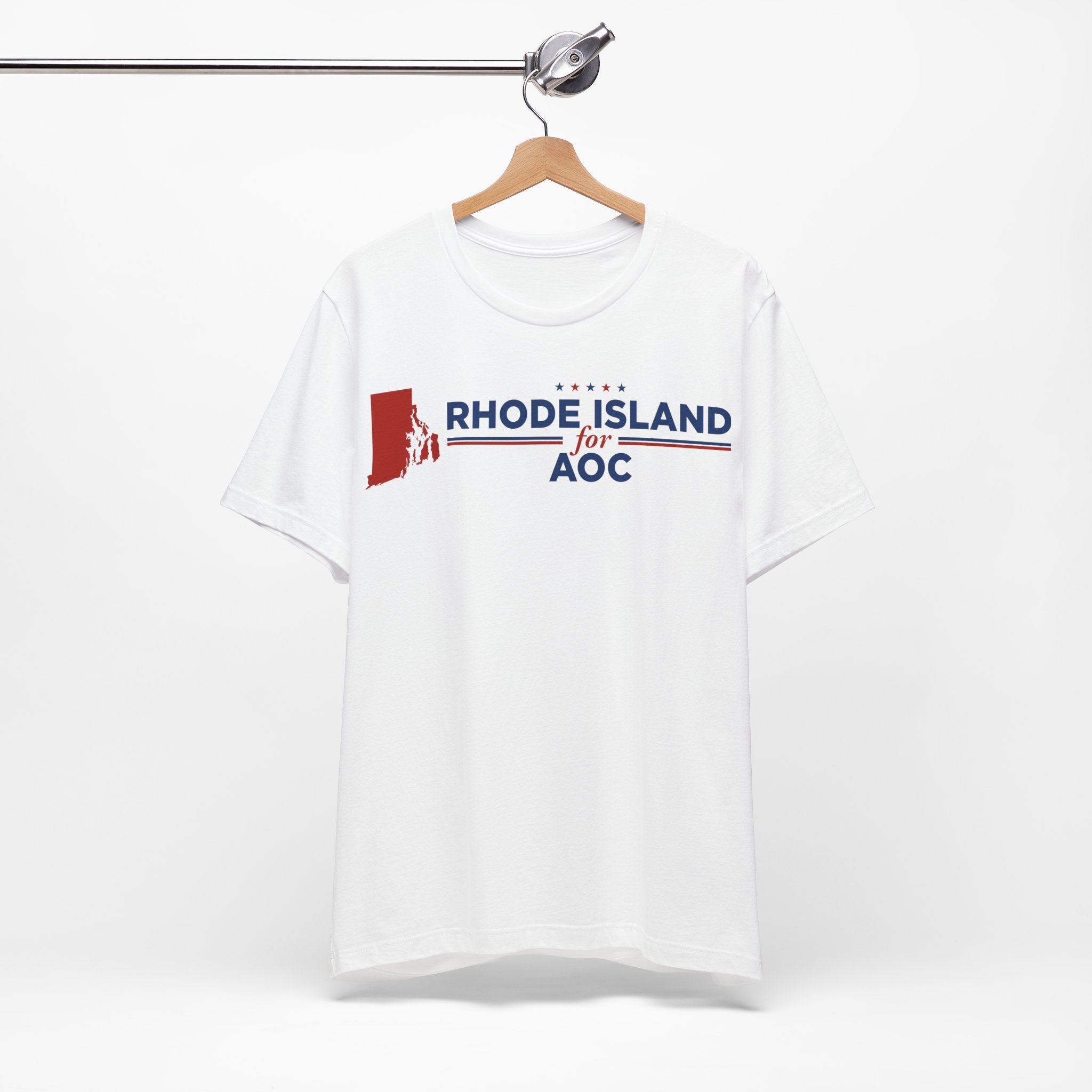 Rhode Island for AOC for President Campaign T-Shirt 2028