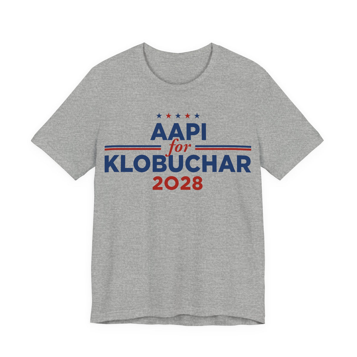 AAPI Asian American and Pacific Islander for Amy Klobuchar Campaign T-Shirt for President 2028