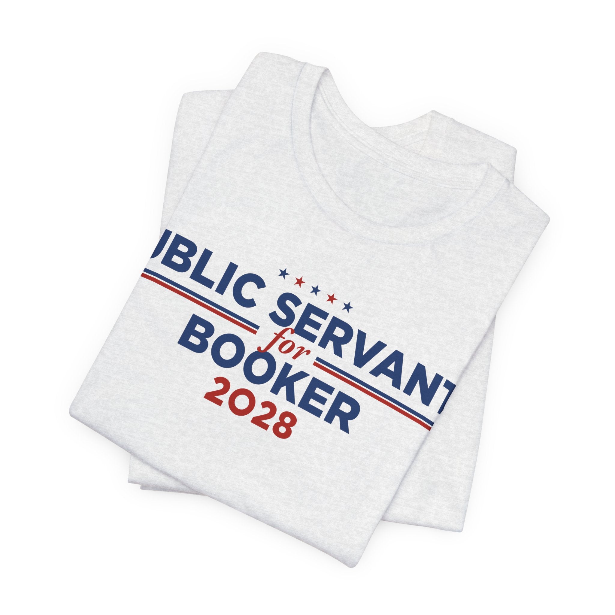Public Servants for Cory Booker for President Campaign T-Shirt 2028