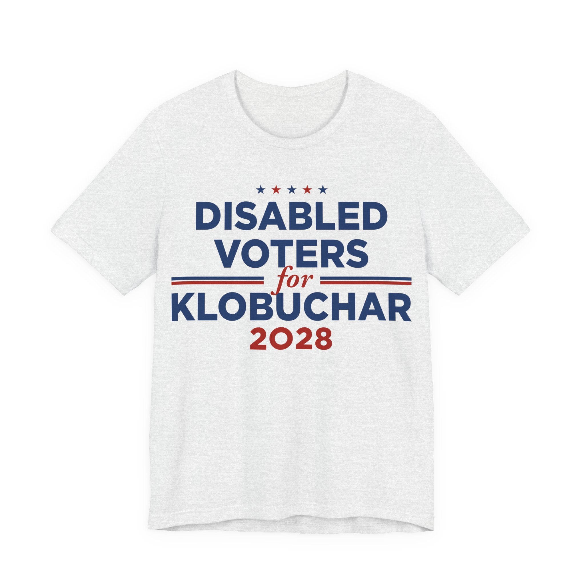 Disabled Voters for Amy Klobuchar for President Campaign T-Shirt 2028