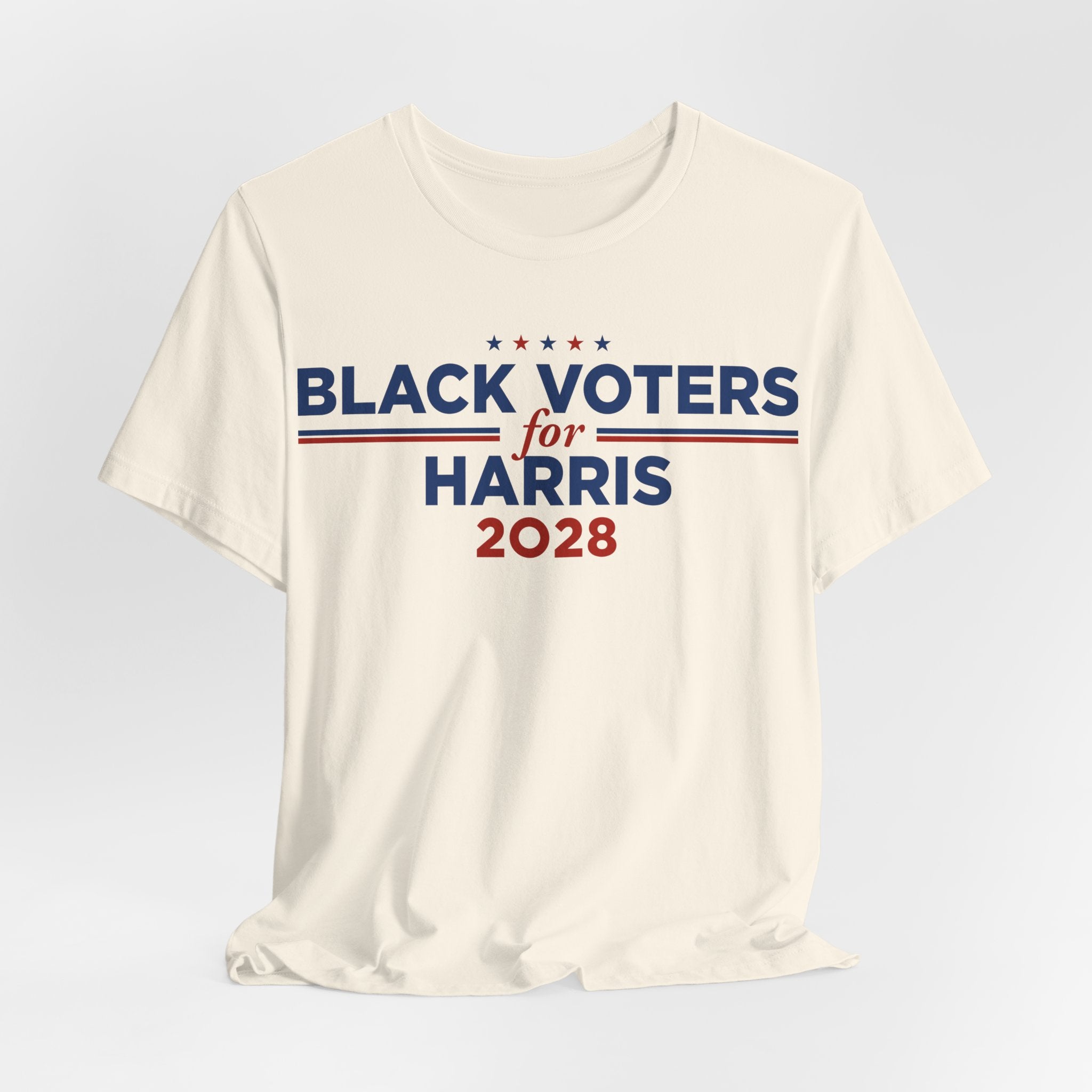 Black Voters for Kamala Harris Campaign T-Shirt for President 2028