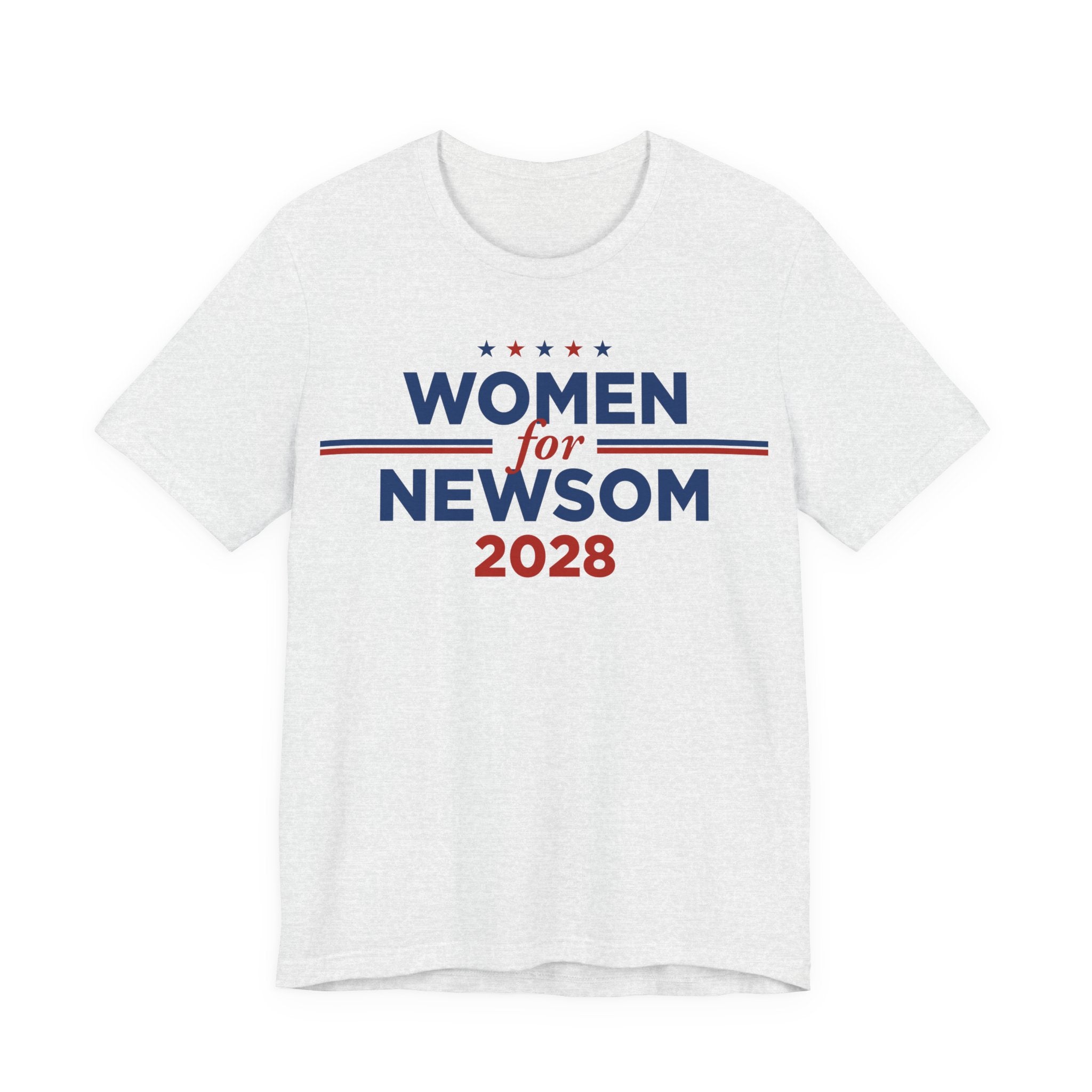 Women for Gavin Newsom for President Campaign T-Shirt 2028