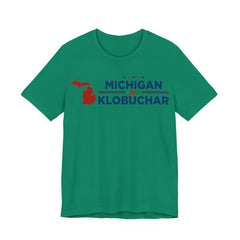 Michigan for Amy Klobuchar for President Campaign T-Shirt 2028