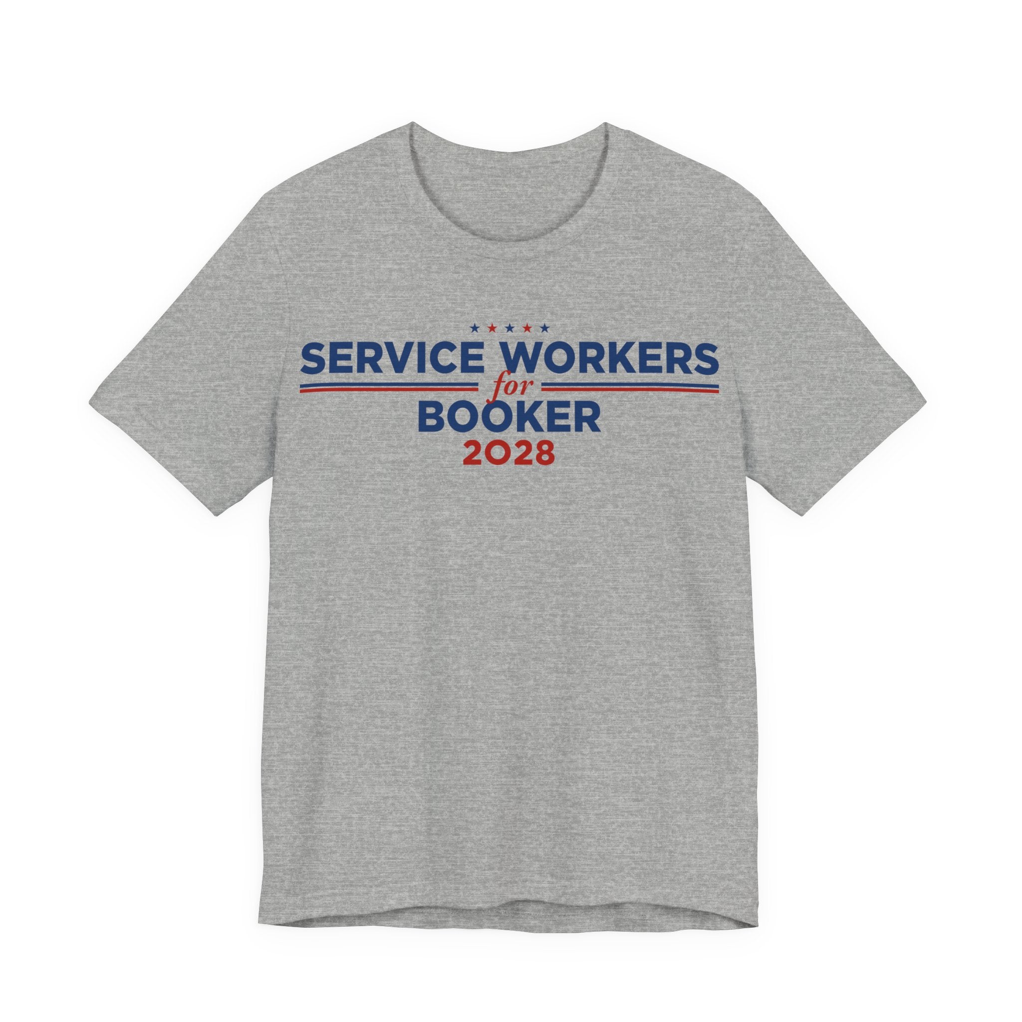 Service Workers for Cory Booker for President Campaign T-Shirt 2028