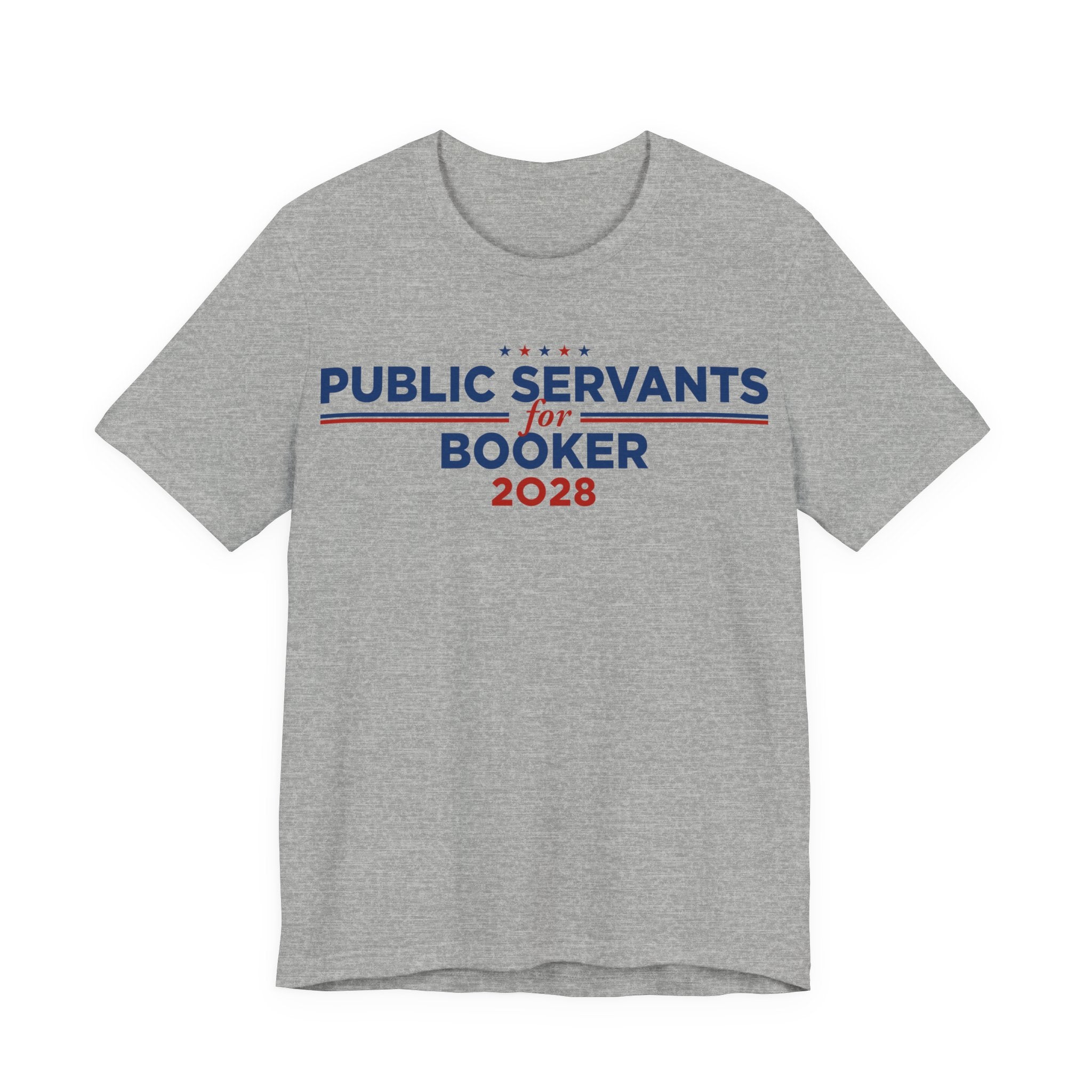 Public Servants for Cory Booker for President Campaign T-Shirt 2028