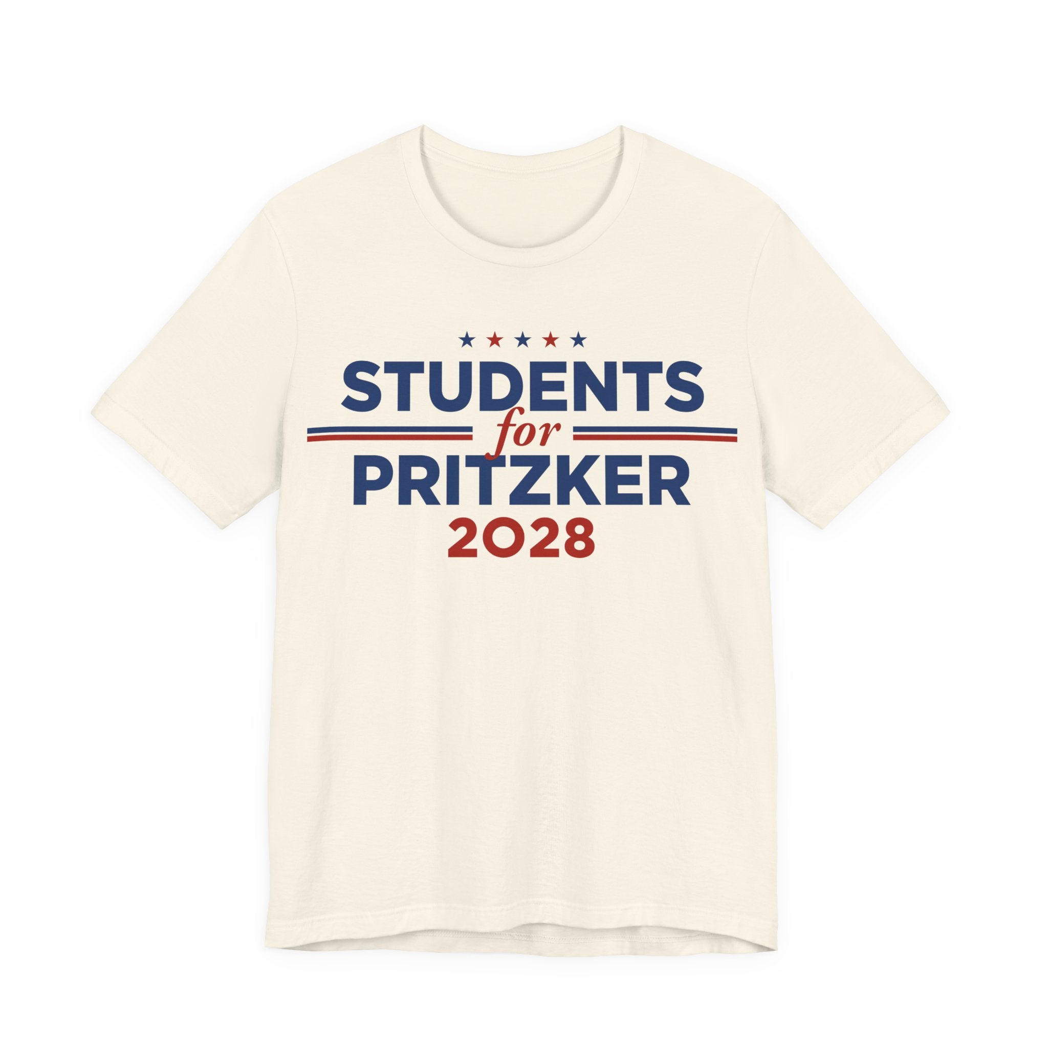 Students for J.B. Pritzker for President Campaign T-Shirt 2028