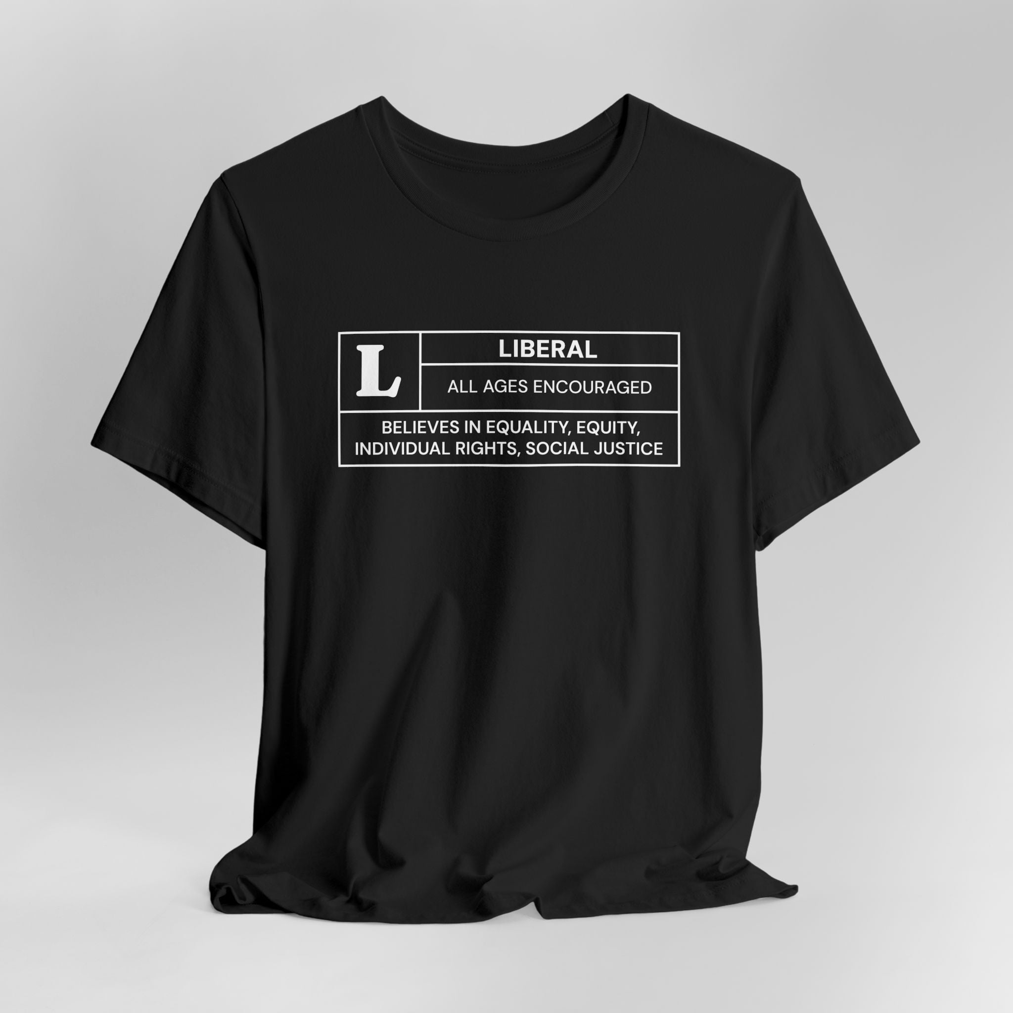 Funny Liberal Ratings Unisex Jersey Short Sleeve T-Shirt