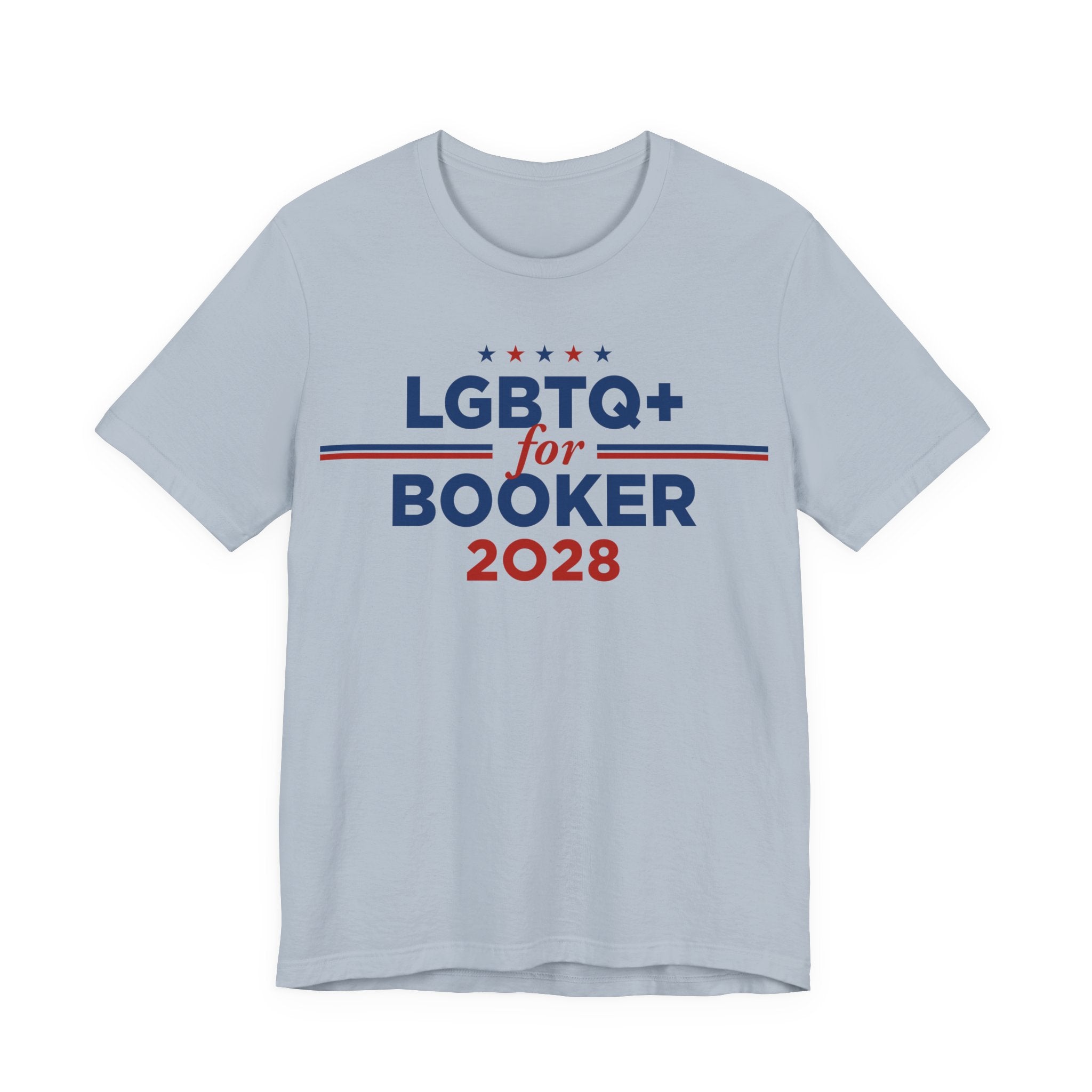 LGBTQ+ for Cory Booker for President Campaign T-Shirt 2028