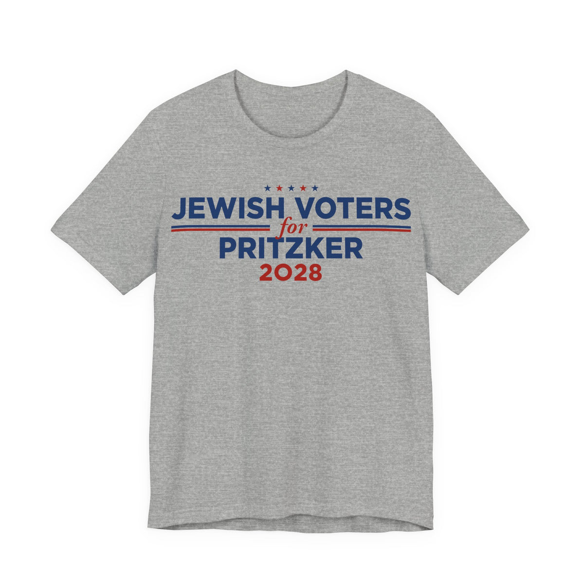 Jewish Voters for J.B. Pritzker for President Campaign T-Shirt 2028