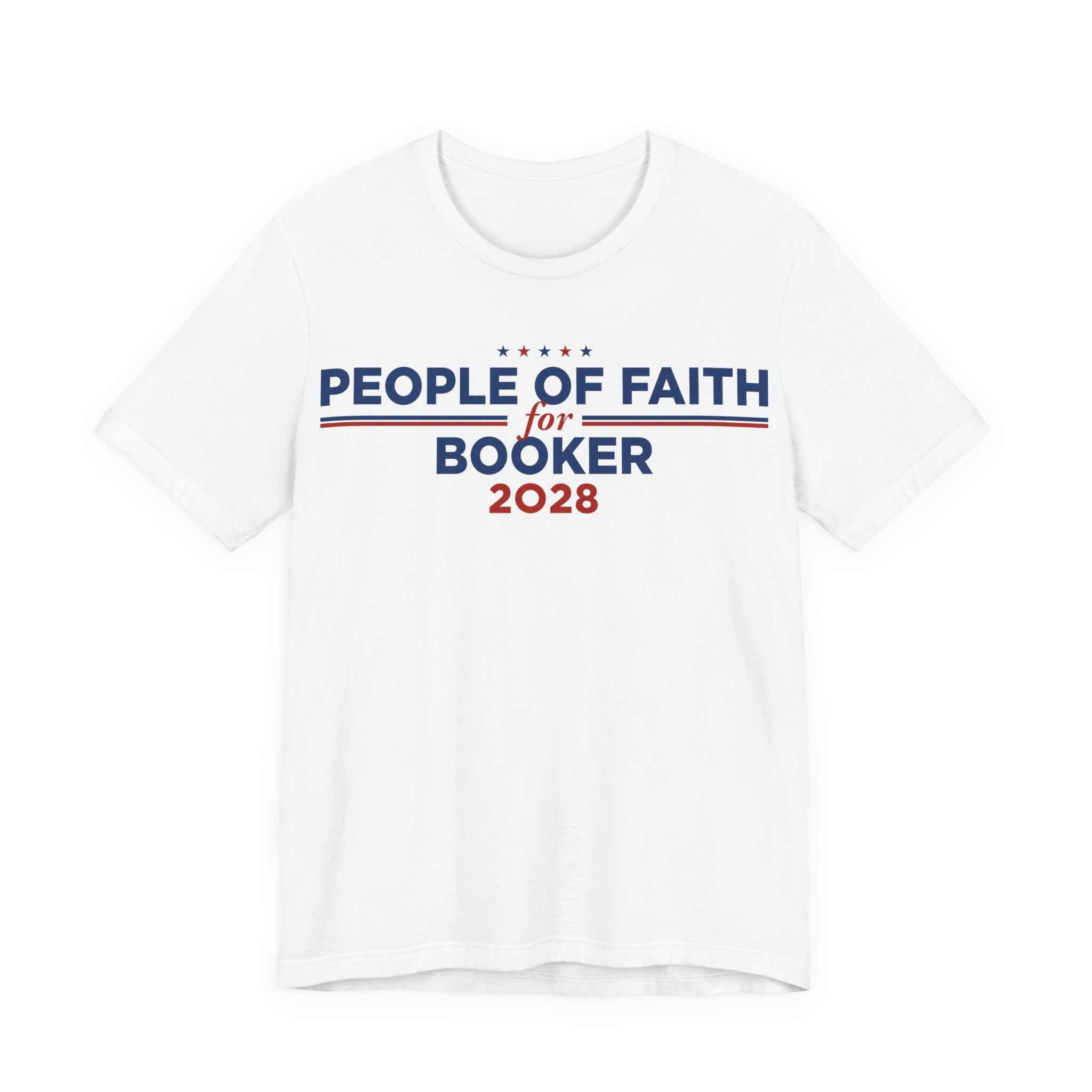 People of Faith for Cory Booker for President Campaign T-Shirt 2028