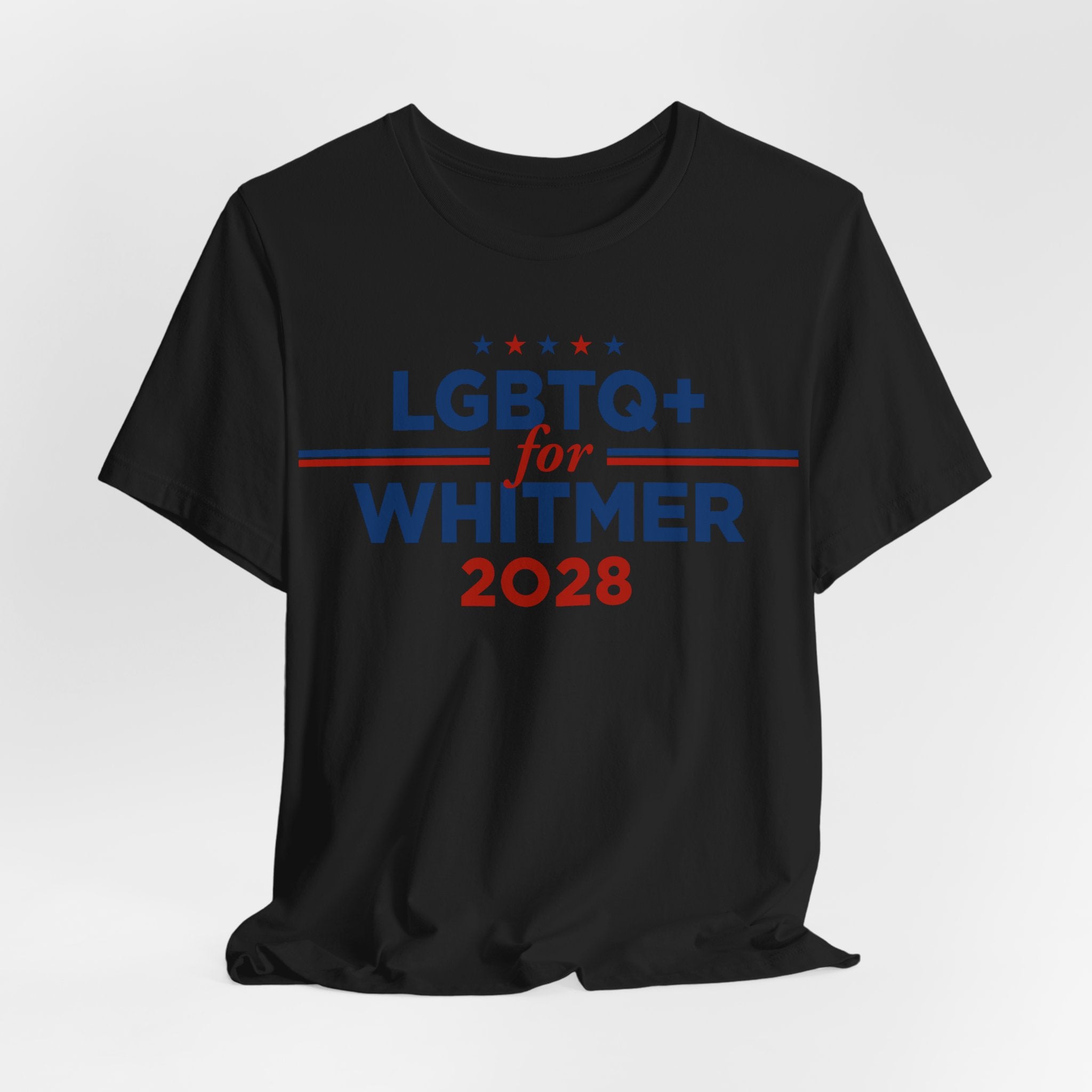 LGBTQ+ for Gretchen Whitmer for President Campaign T-Shirt 2028