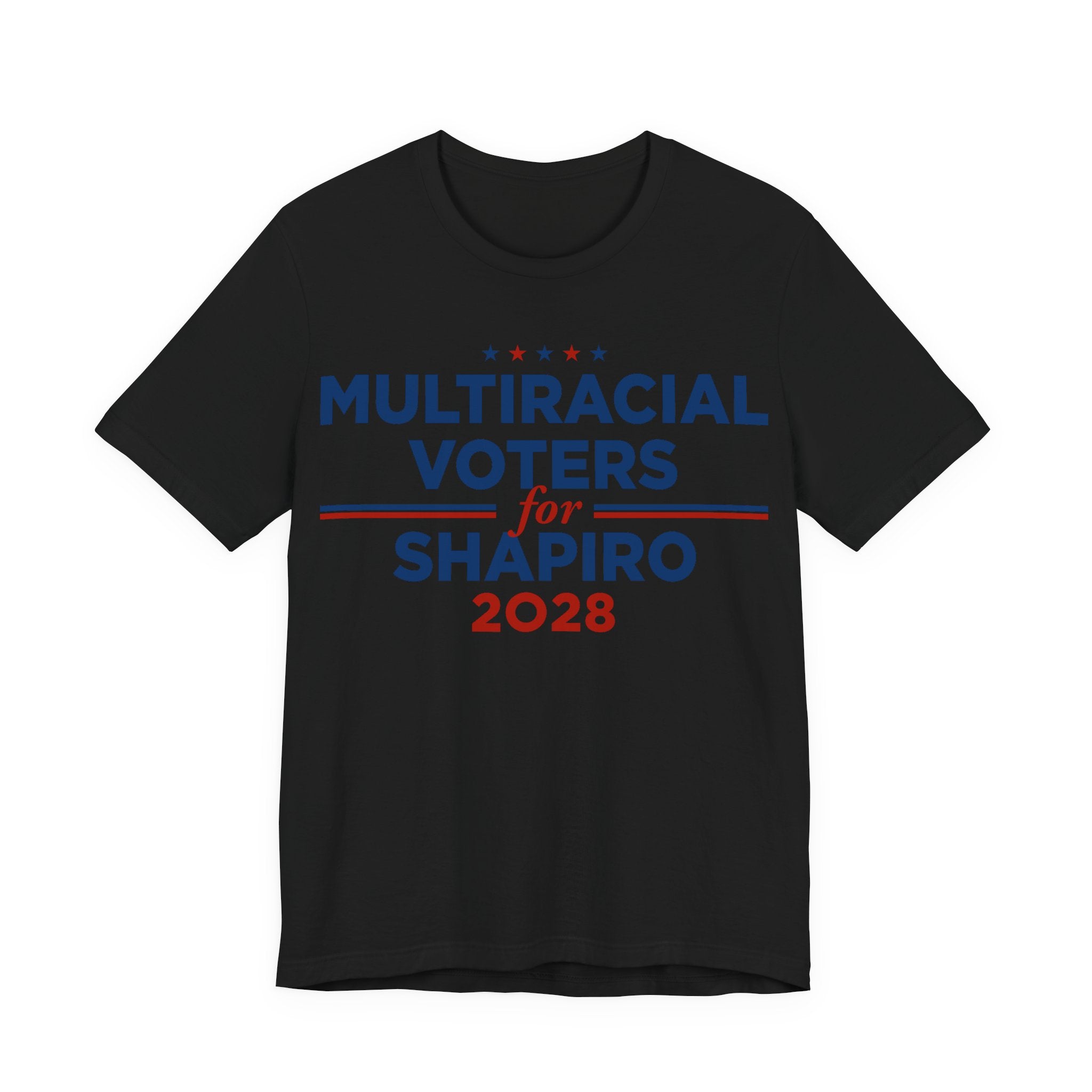 Multiracial Voters for Josh Shapiro for President Campaign T-Shirt 2028