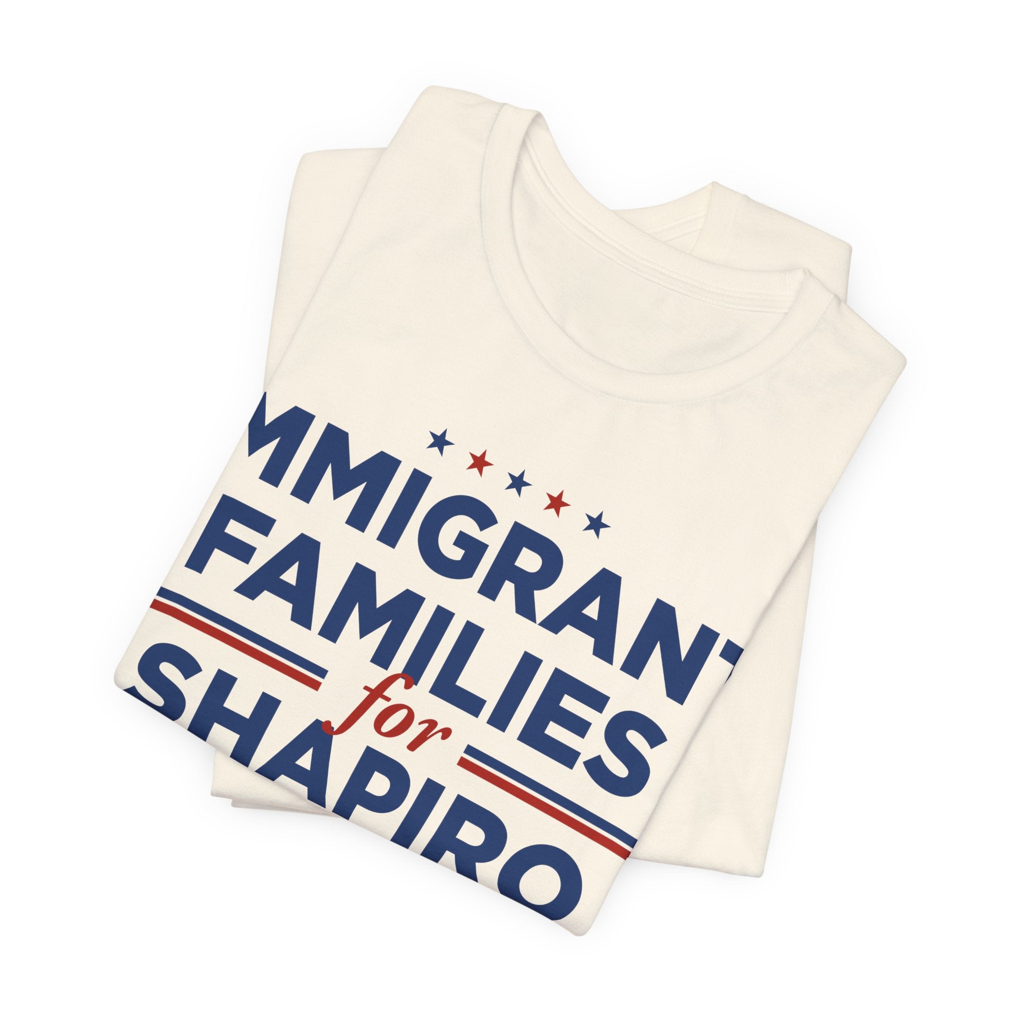 Immigrant Families for Josh Shapiro for President Campaign T-Shirt 2028