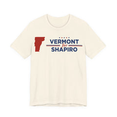 Vermont for Josh Shapiro for President Campaign T-Shirt 2028