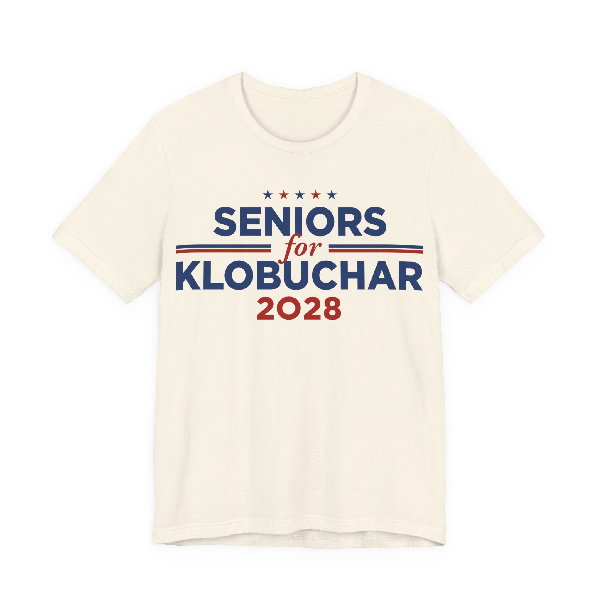 Seniors for Amy Klobuchar for President Campaign T-Shirt 2028