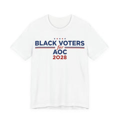 Black Voters for AOC Campaign T-Shirt for President 2028