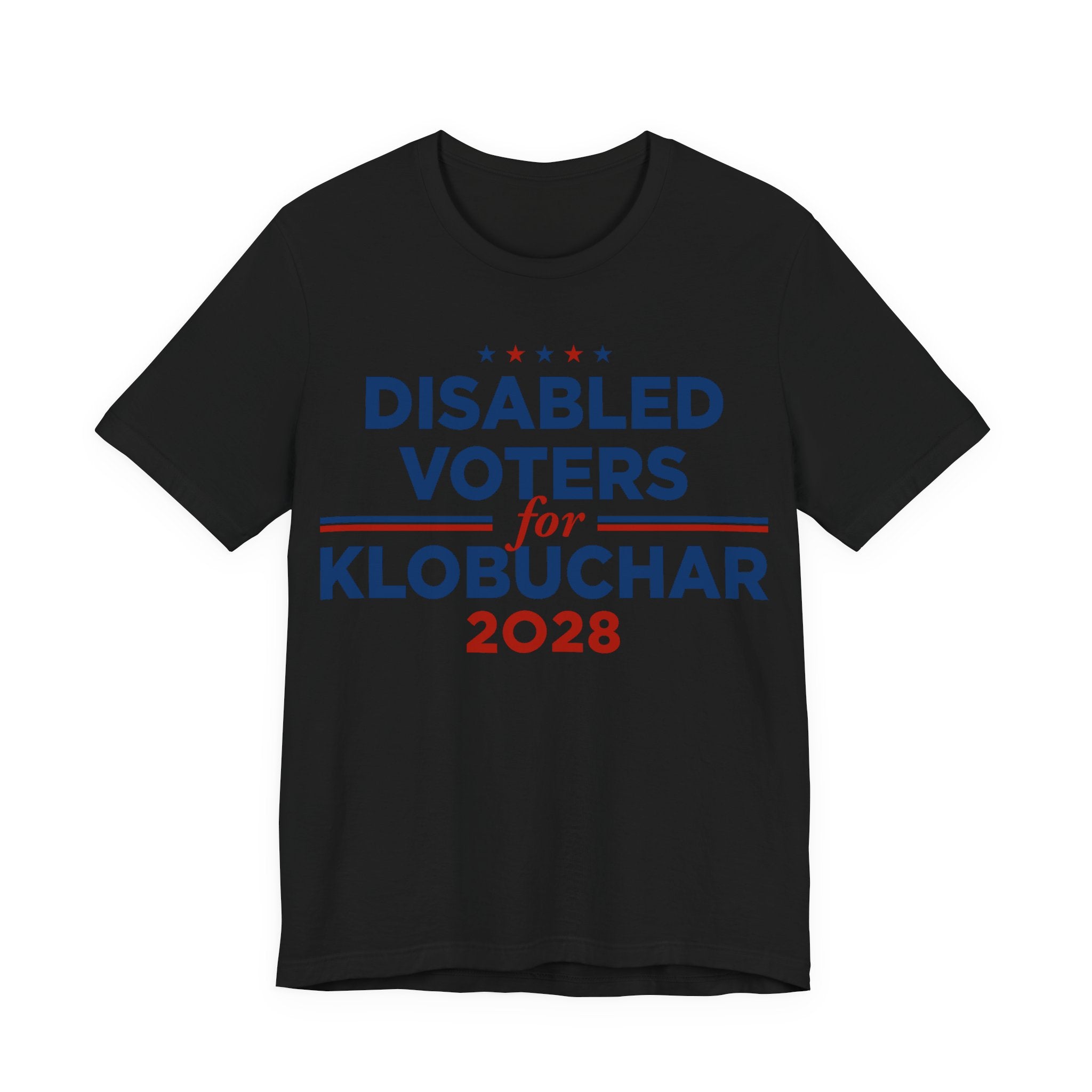 Disabled Voters for Amy Klobuchar for President Campaign T-Shirt 2028